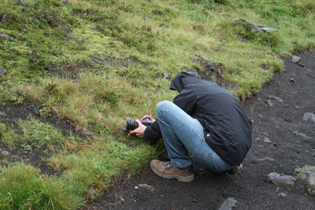 James getting the dramatic shots