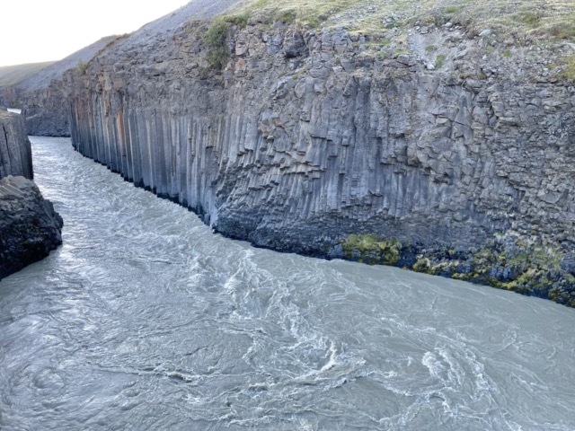 The largest collection of basalt columns in Iceland