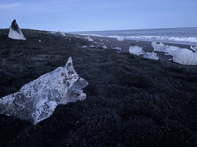 Ice on the Diamond Beach