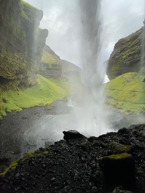 Video of the backside of water