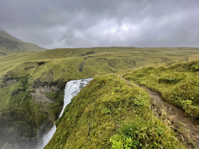 Side of the Skógafoss