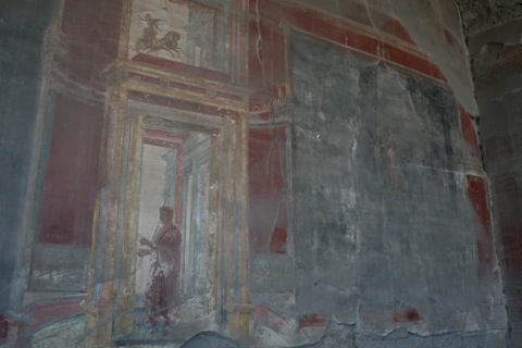 Mural in the Macellum detailing the transactions that would occur there in the