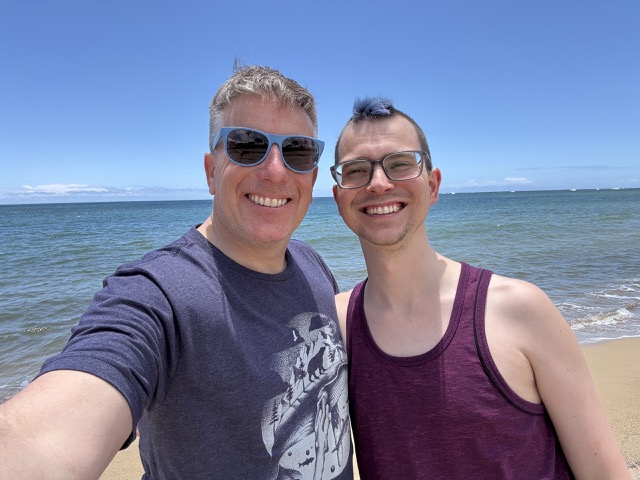 Myke and James, landed in Kauai!