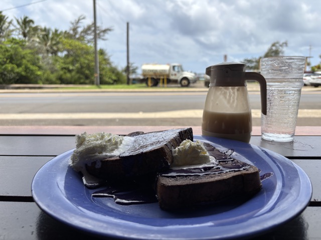 Ube French Toast at the Kountry Kitchen on our last day
