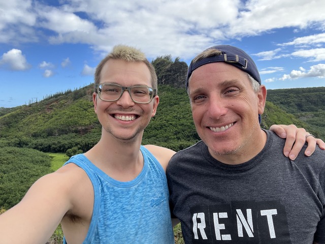 James and Myke at the Wailua Valley
