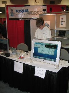 Rogue Amoeba software -- looks like the perfect Palo Alto startup (that's the CEO/Lackey as his nametag says)