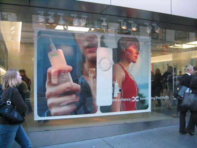 iPod Shuffle window - Left