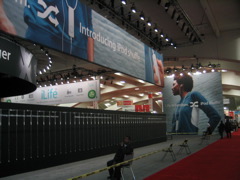 Apple Booth before it's open