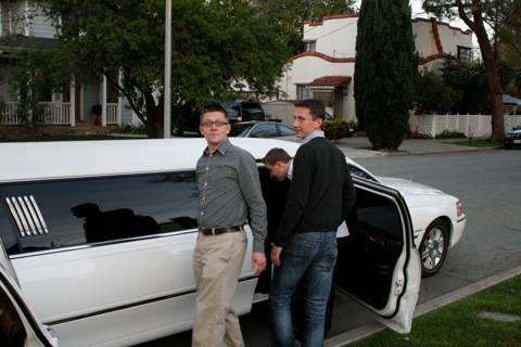 Rob got me a limo!