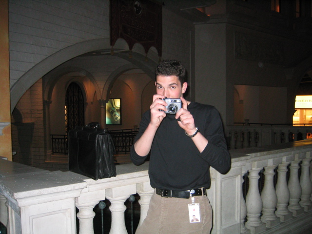 Tony takes a picture