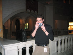 Tony takes a picture