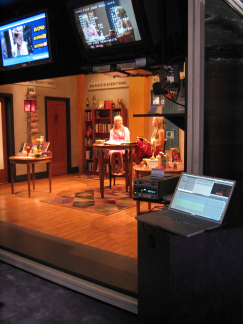 Sample TV Set with a PowerBook G4