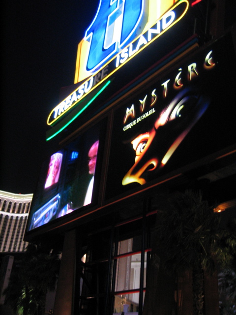 Treasure Island sign