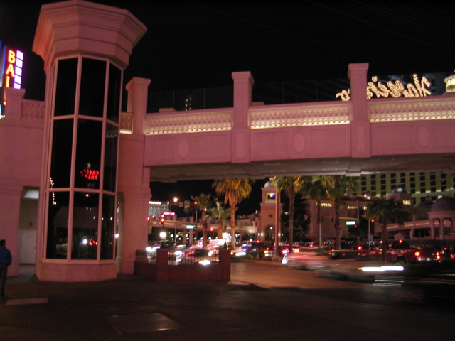 Elevator to the walkway over the street