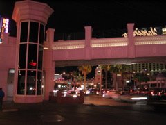 Elevator to the walkway over the street