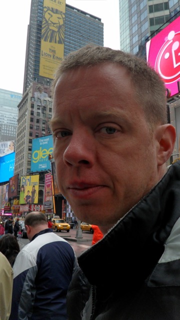 Rob in Times Square