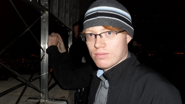 Jaxon at Night from atop the Empire State Building