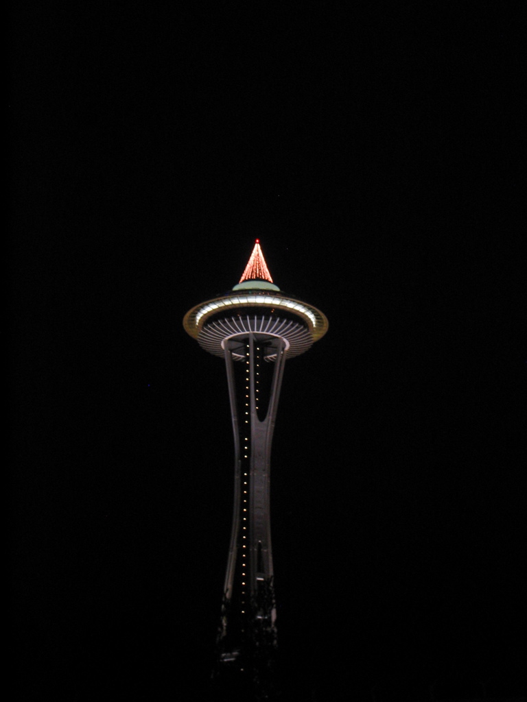 Space Needle at night