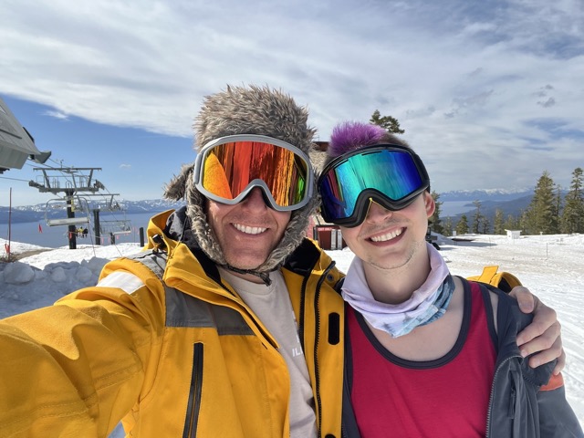 Myke and James at Heavenly