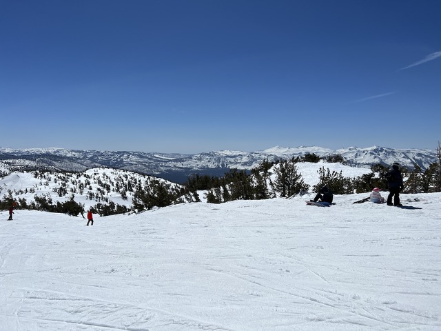 Monument Peak at Heavenly, top of Ridge Run