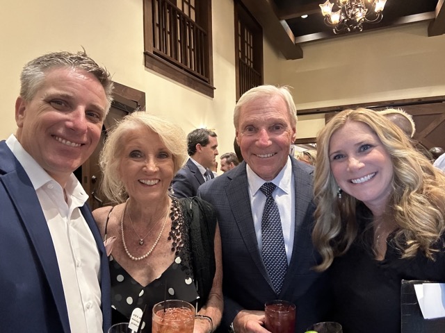Myke, Mom, Lee, Dad, and Kelly at Ashley's Wedding