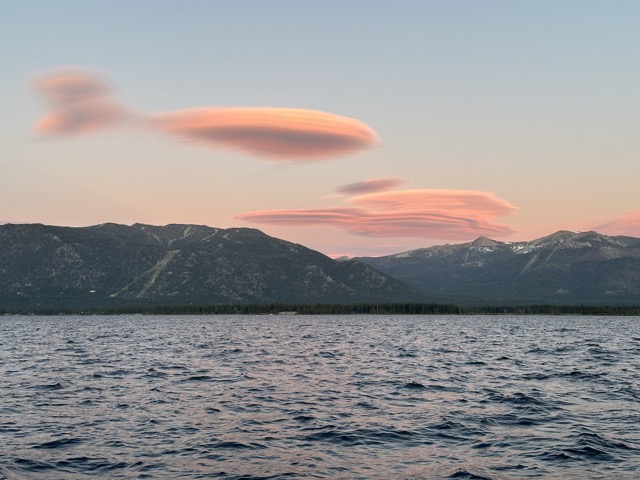 Sunset over Lake Tahoe