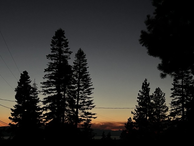 Twilight over Lake Tahoe