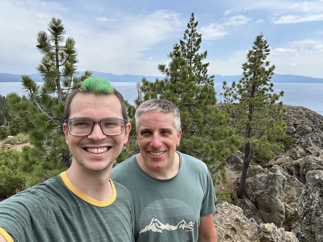 James and Myke at Eagle Rock