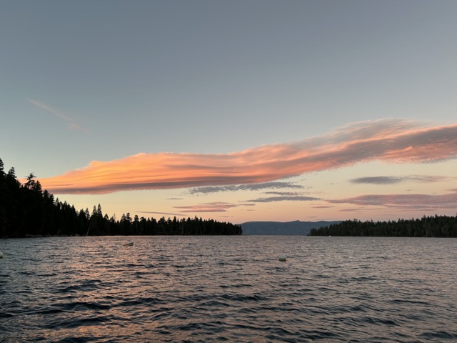 Emerald Bay at sunset