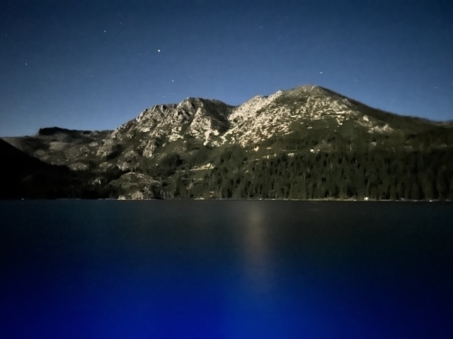 Emerald Bay at night
