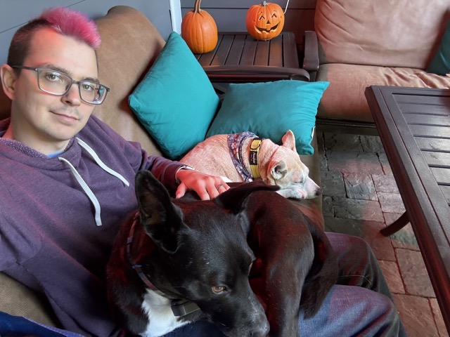 James with Javi and Chelsea