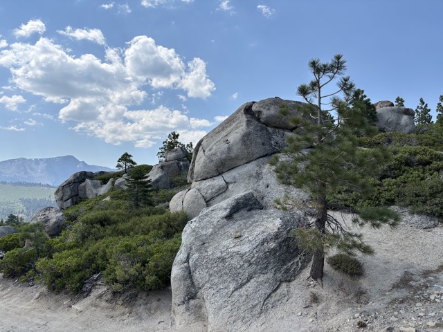 Boulders at the top