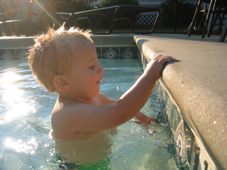 Getting the wall wet