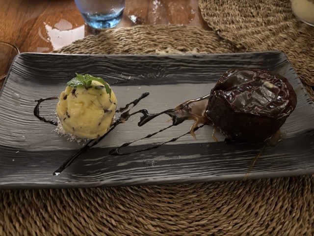 Molten Lava Cake for dessert