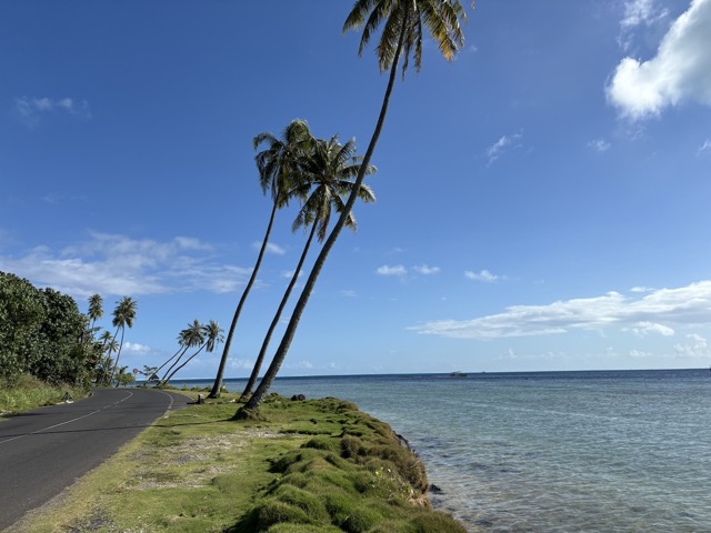 Southwest side of the island