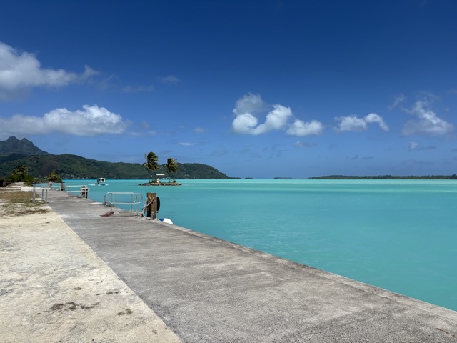 First view of the water at the airport boat dock