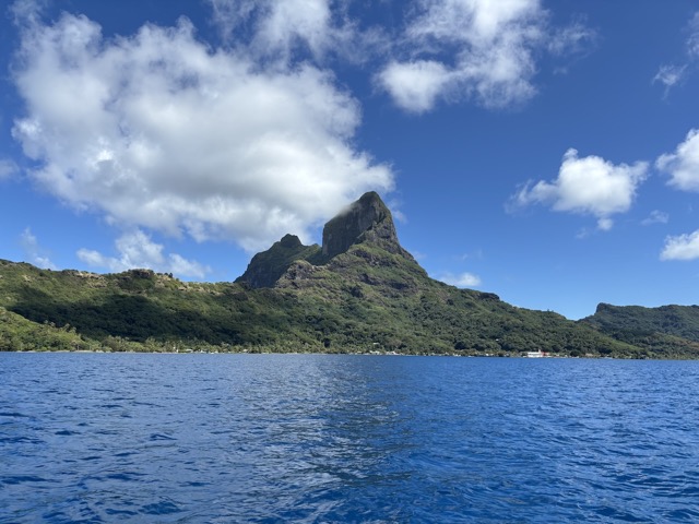 Bora Bora from the lagoon