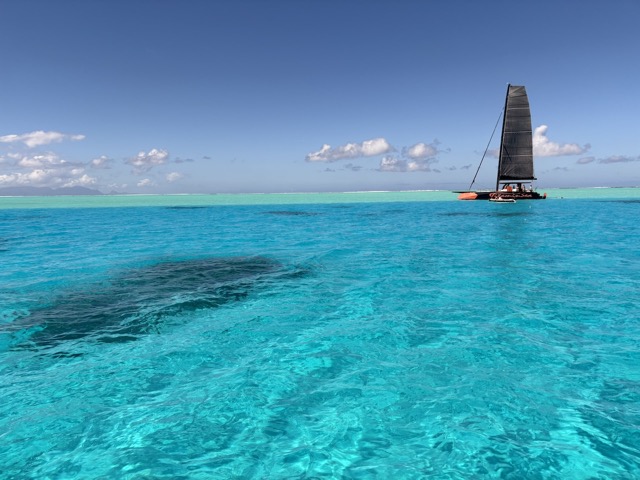 Vitamin Sea II sailboat at the coral gardens