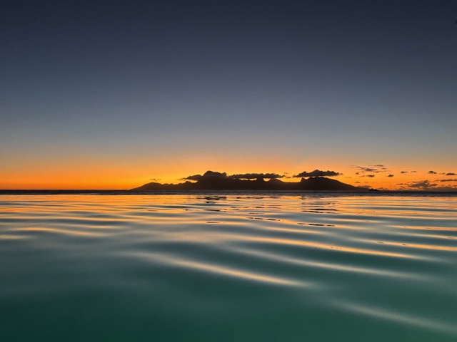 The colors at sunset