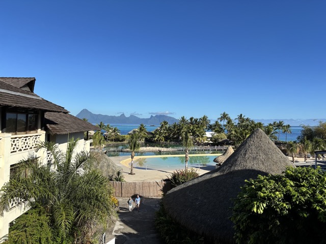 Looking out over the Intercontinental lagoon