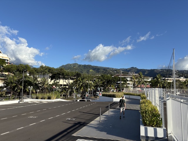 Looking out towards Mont Orohena