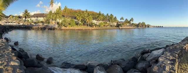 Lagoon side of the Intercontinental