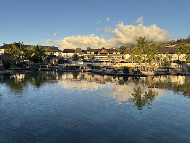 Looking back at the Intercontinental during Golden Hour