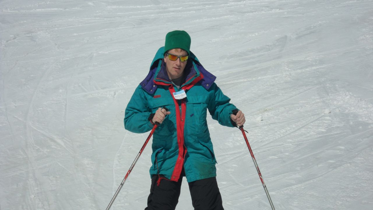 Myke on the bunny slope