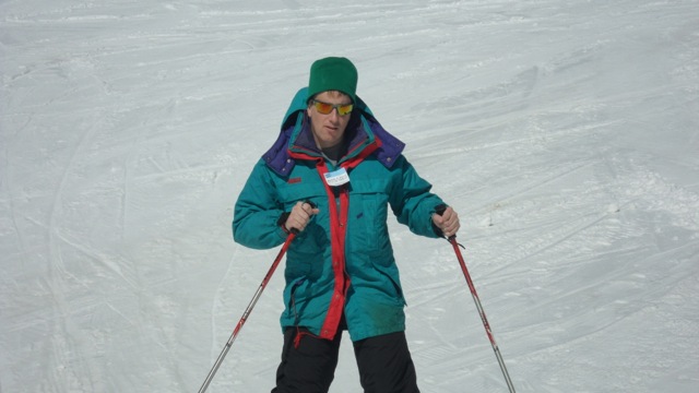 Myke on the bunny slope