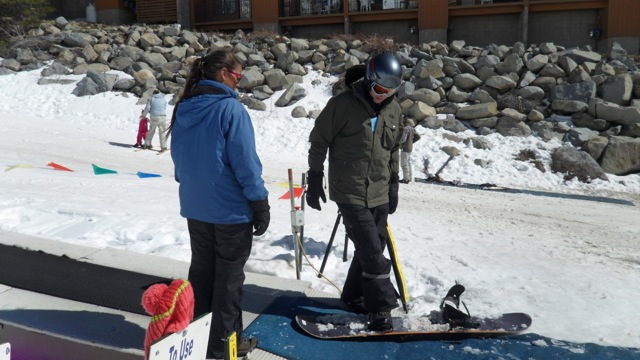 Scotty on the bunny slope