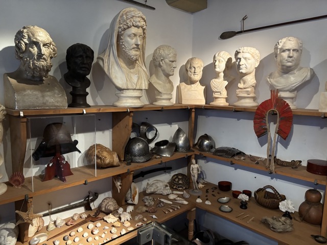 Rembrandt had a large collection of collectibles such as these