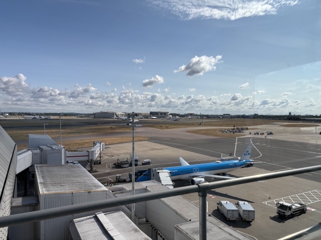 Starting the second leg of the journey from London to Amsterdam on a KLM Cityhopper