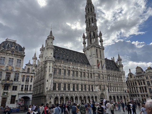 City Hall building at the Grand-Place
