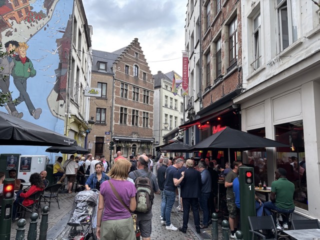 Rue du Marché au Charbon, gay district of Brussels